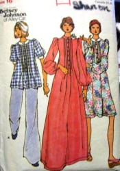 4088 BUTTERICK BETSEY JOHNSON 70S A-TOP,  FLARE PANTS PATTERN 16